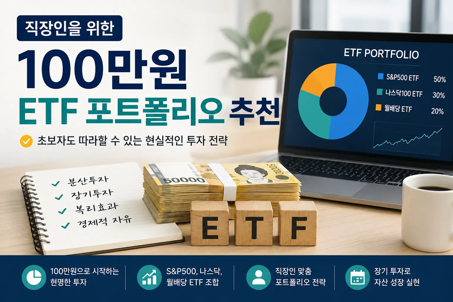 직장인을 위한 100만원 ETF 포트폴리오 추천