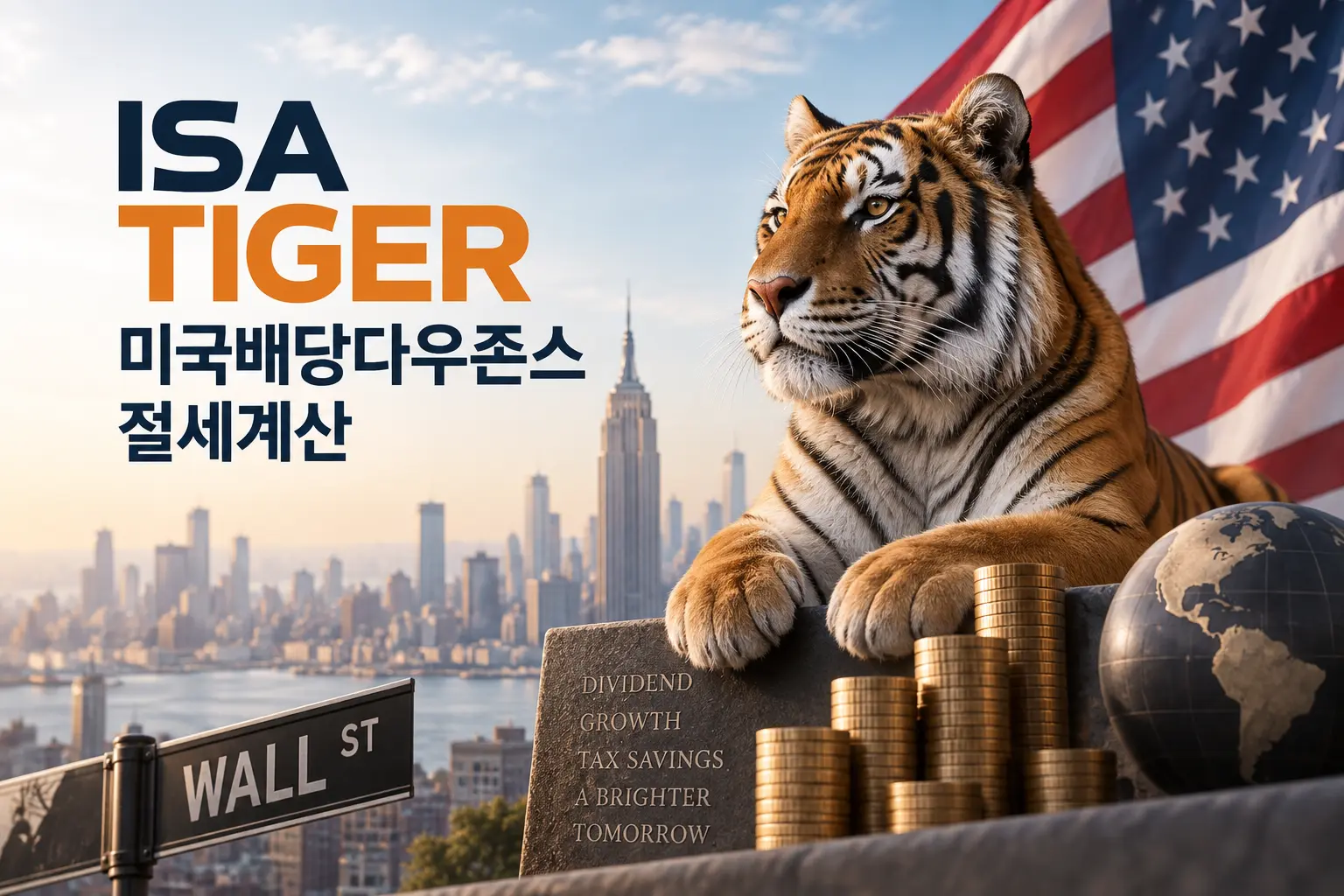 ISA 계좌 TIGER 미국배당다우존스 절세 계산 대표이미지
